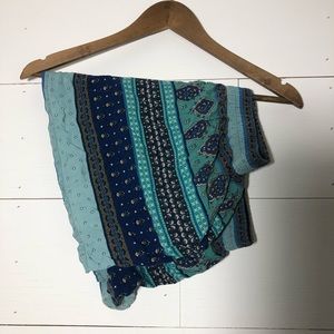 Boho Floral Flowy Shorts